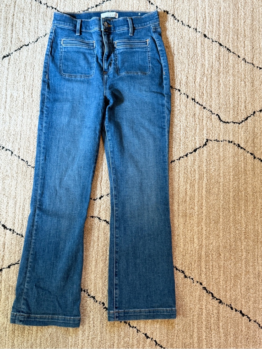 LOFT Kick Crop Jeans Women’s Size 4 Medium Wash Denim